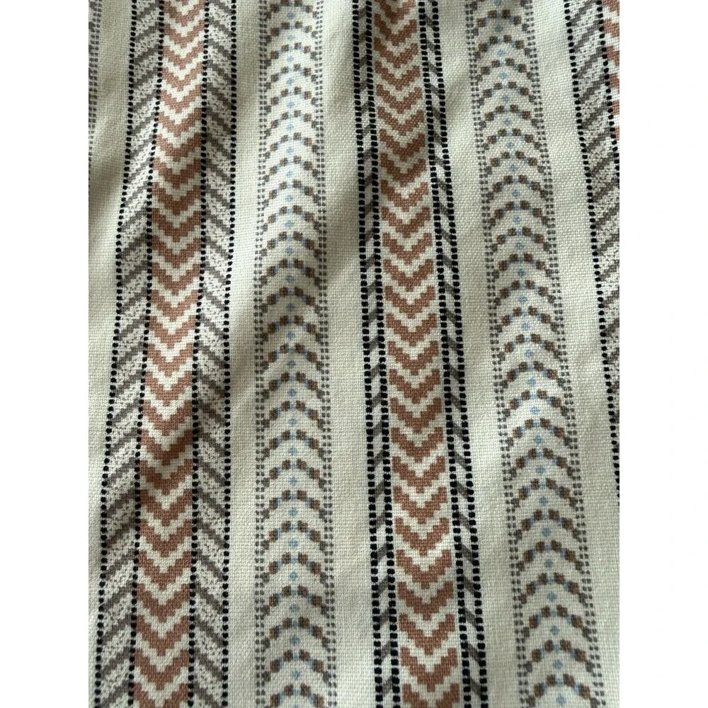 Dalia Womens Size 8‎ Beige Brown Tribal Aztec Boho Cotton Stretch Chino Shorts
